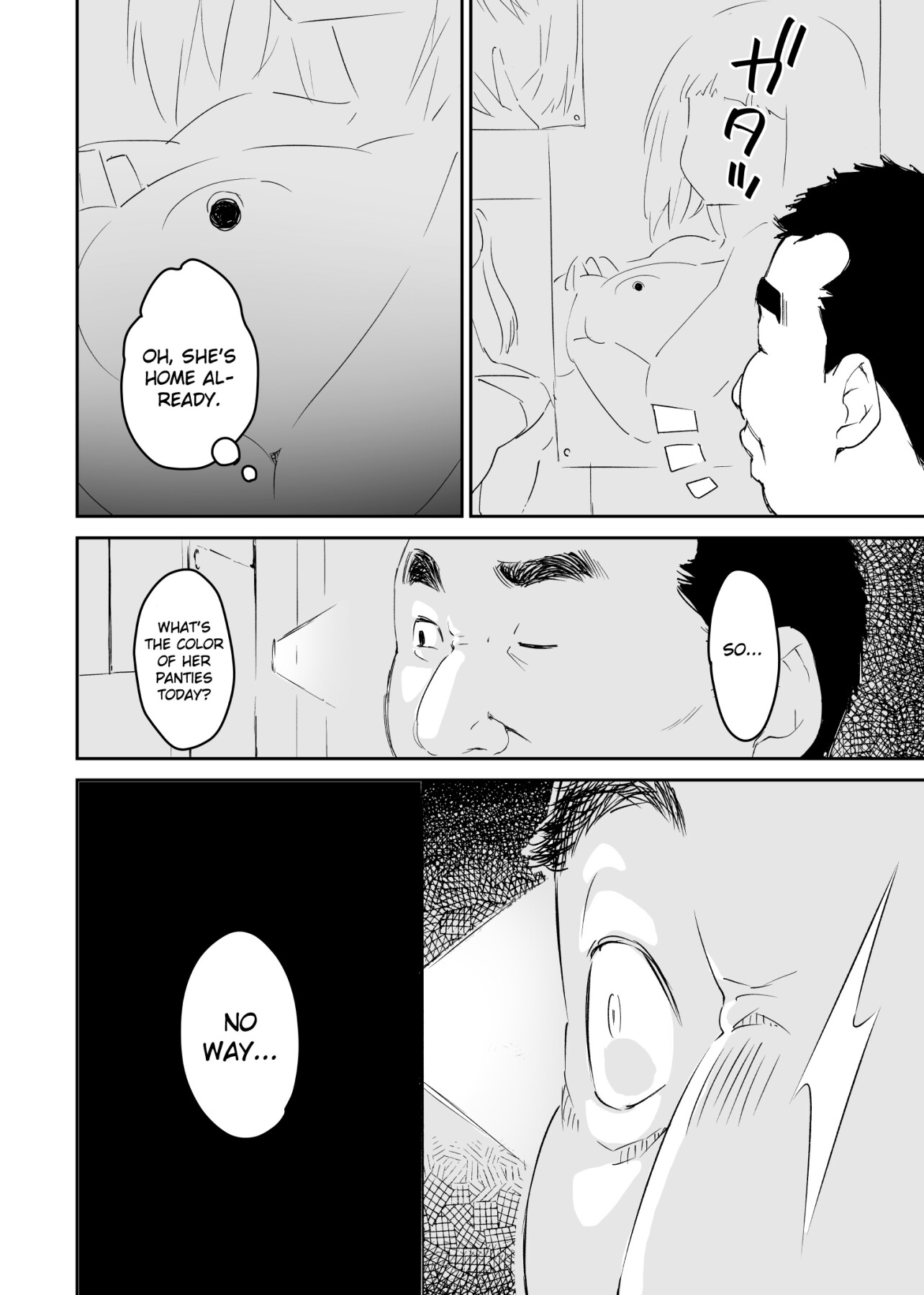 Hentai Manga Comic-A Disgusting Unemployed Old Man (Me) Was Pleased When He Irresponsibly Creampied a Beautiful JK Girl's Virgin Pussy-Read-11